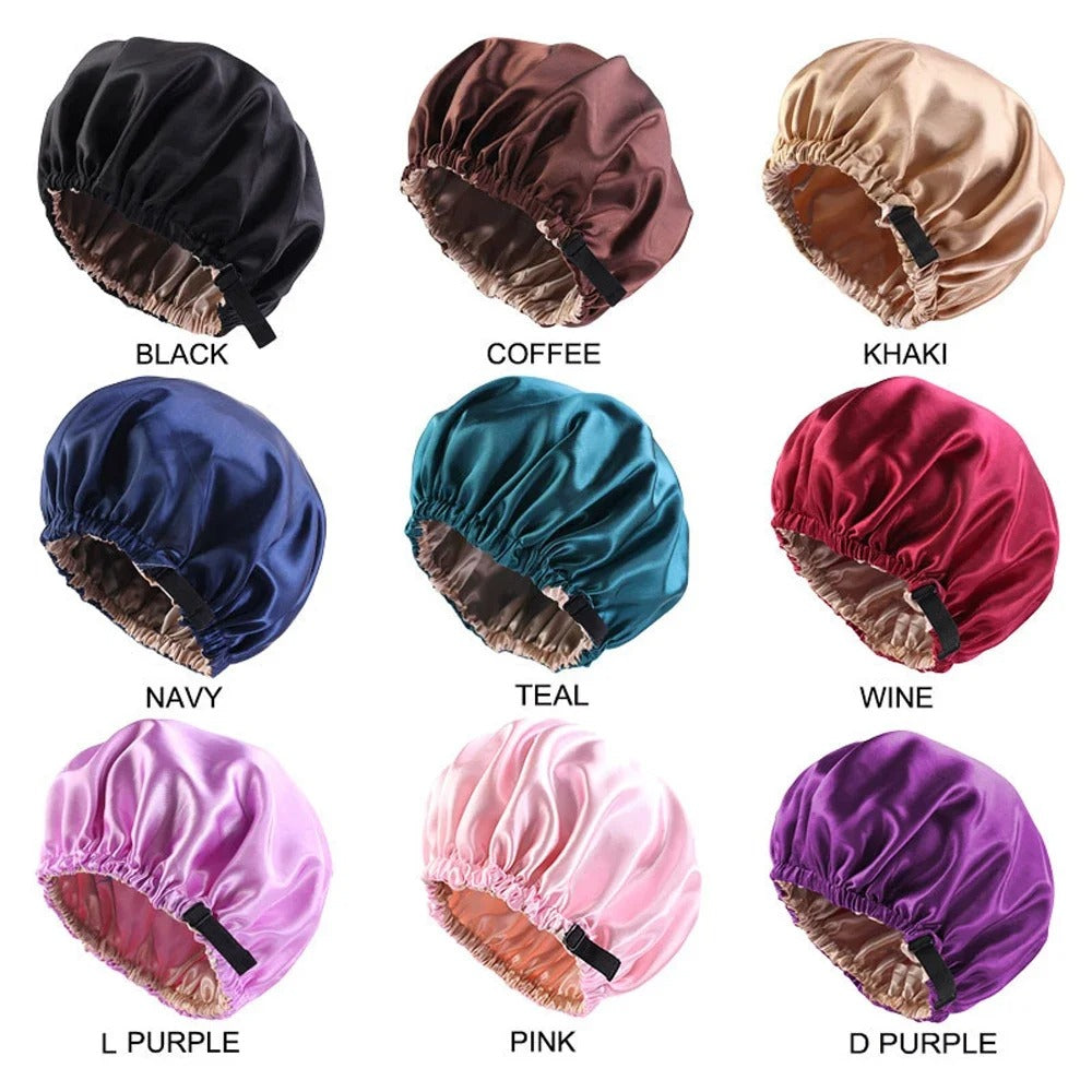 Satin Silk Hair Cap